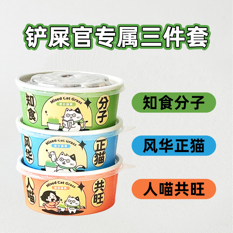 Planta en maceta de hierba para gatos, planta perezosa, taza de hierba para gatos, semillas de hierba para gatos, pelos de menta para gatos, bocadillos de hierba para gatos, fideos instantáneos