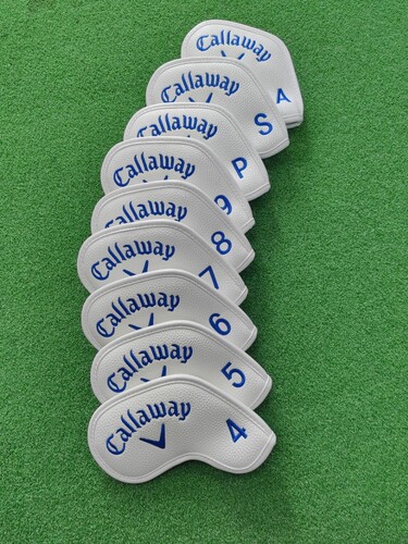 Callaway Golf Club Covers: Iron Covers, Sand Wedge Covers, and Pitching Wedge Head Covers with Magnetic Closure