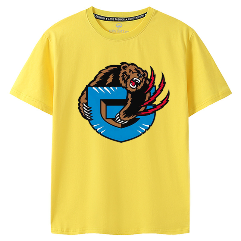 Grizzlies T-Shirt Retro Training Uniform Morant's Same Short-Sleeved Basketball Warm-Up Suit Summer Half-Sleeve