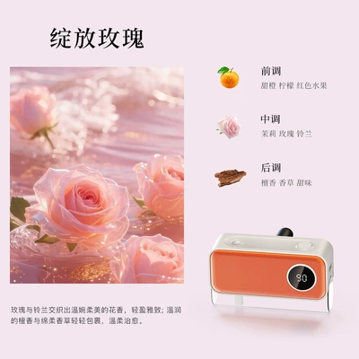 High-End Car Air Vent Car Perfume Aromatherapy - 470-orange-blooming-rose