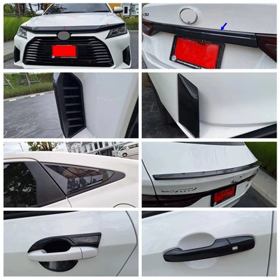 Şüşə kənarı xromları/moldingləri – 23 Vios Modification Suitable for