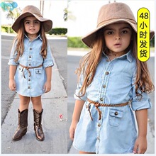 New Girl Clothes Girls Denim Short Mini Dress Toddler Jean