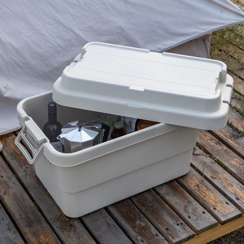Large Outdoor Gazebo Storage Box Plastic Organizing Box with Lid Car Truck Rearview Storage Box Thick Wholesale