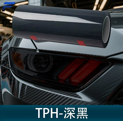 Light Film Whole Roll Tph Transparent | Car headlight protective film - tph-dark-black-10m-width-30cm