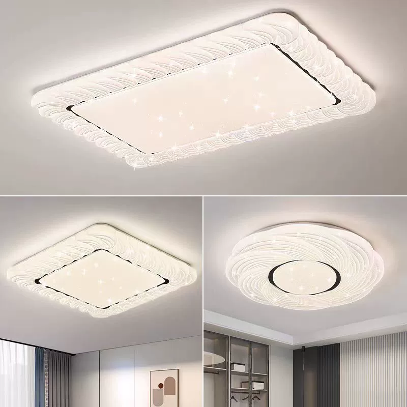 LED-лампа для крема, освещение комнаты, круглая потолочная лампа, умная звездная ночь