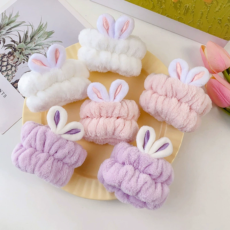 Оригинальный дизайн, милый браслет с кроличьими ушками, водонепроницаемый влагостойкий браслет, повязка для волос с высоким хвостом пони