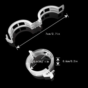 Fixed clip lifting device vegetable fruit tomato clip plant clip plastic binding vine clip tomato ring buckle new material