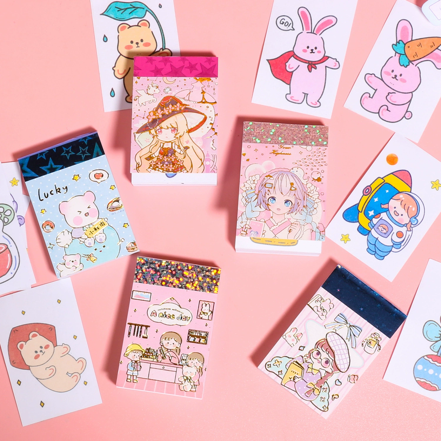 Мультяшная мини-книга Дуту stickers милый креативный портативный блокнот Diary DIY декоративный стикер материал девушки