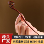 古风雕刻发簪盘发手工打磨木质工艺礼品古风文玩饰品紫檀