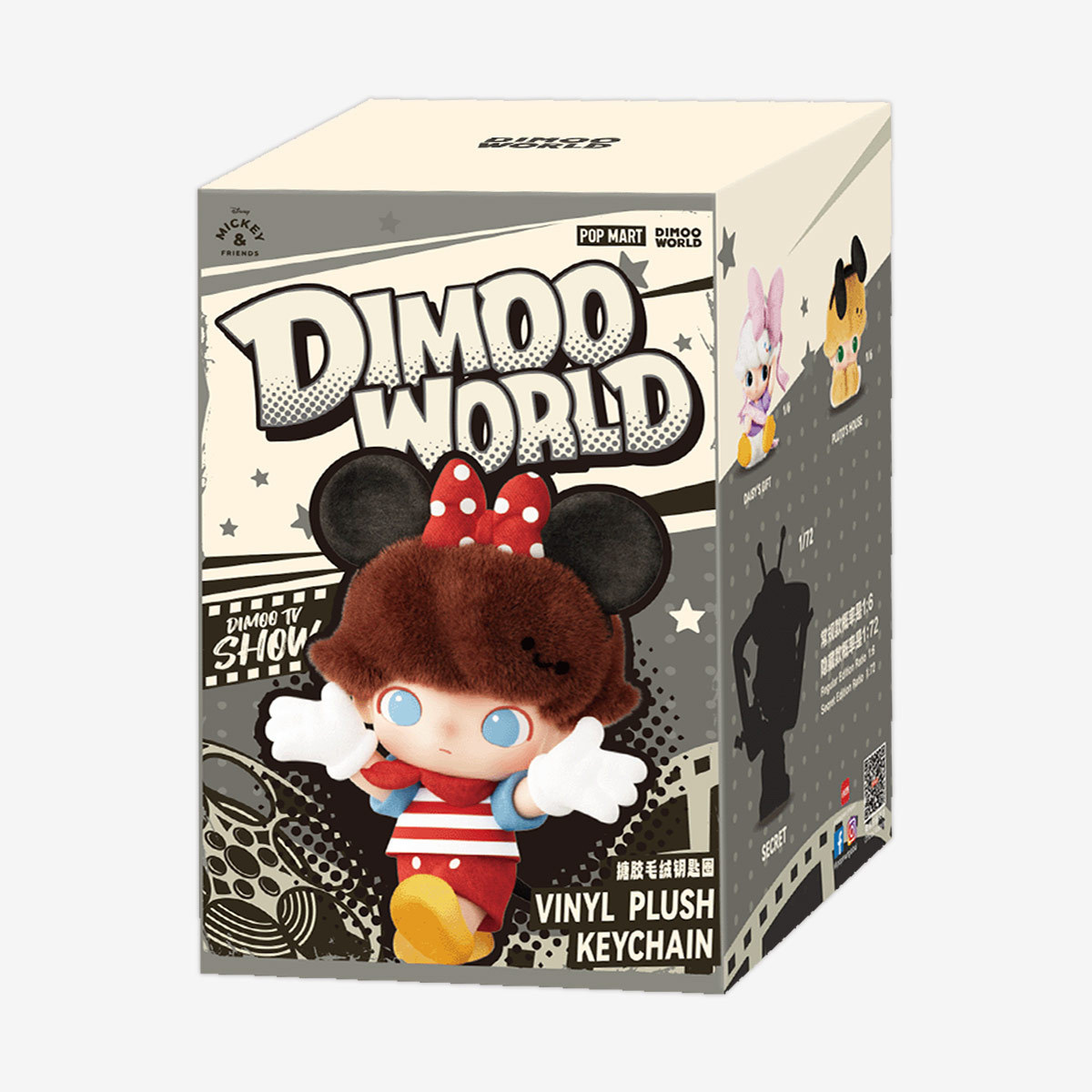 POPMART泡泡玛特DIMOO WORLD 迪士尼系列搪胶毛绒盲盒手办-阿里巴巴