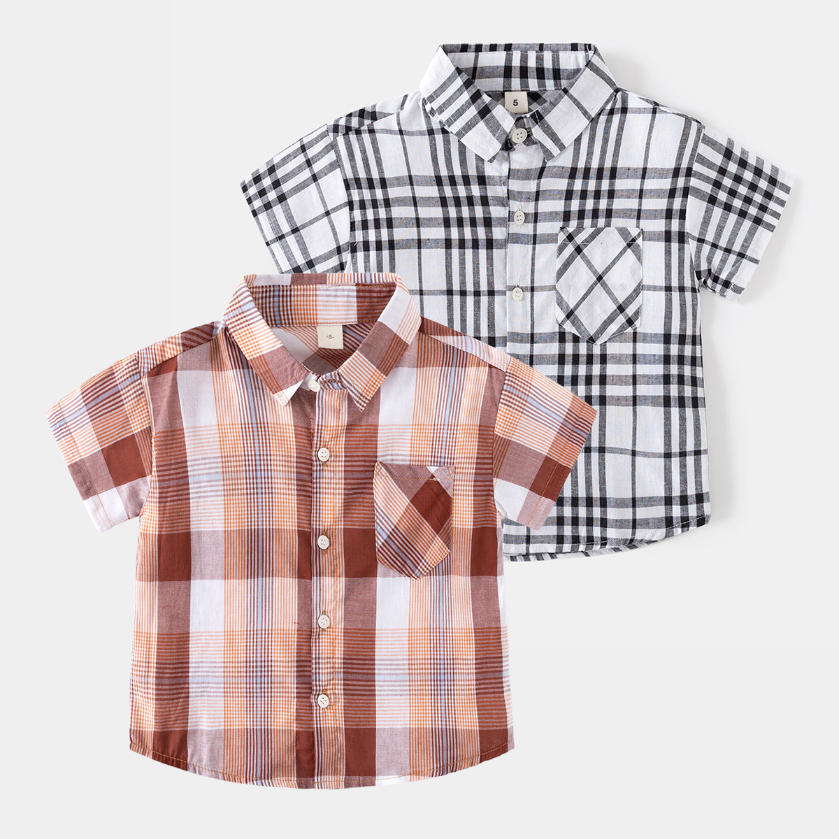 summer cotton children's shirt for boys