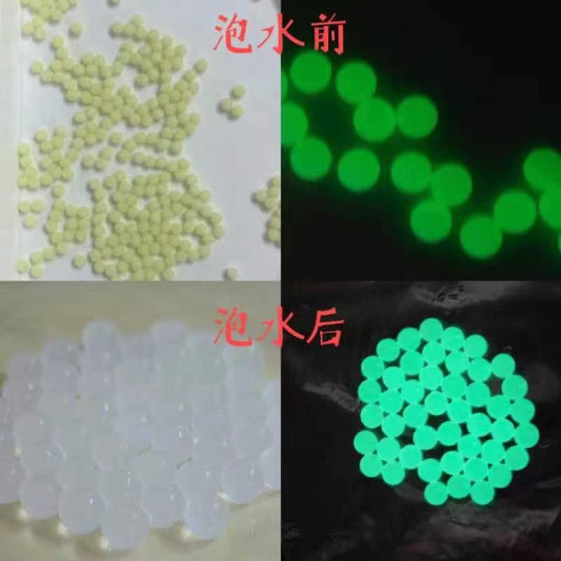 Luminous beads 500 yellow green