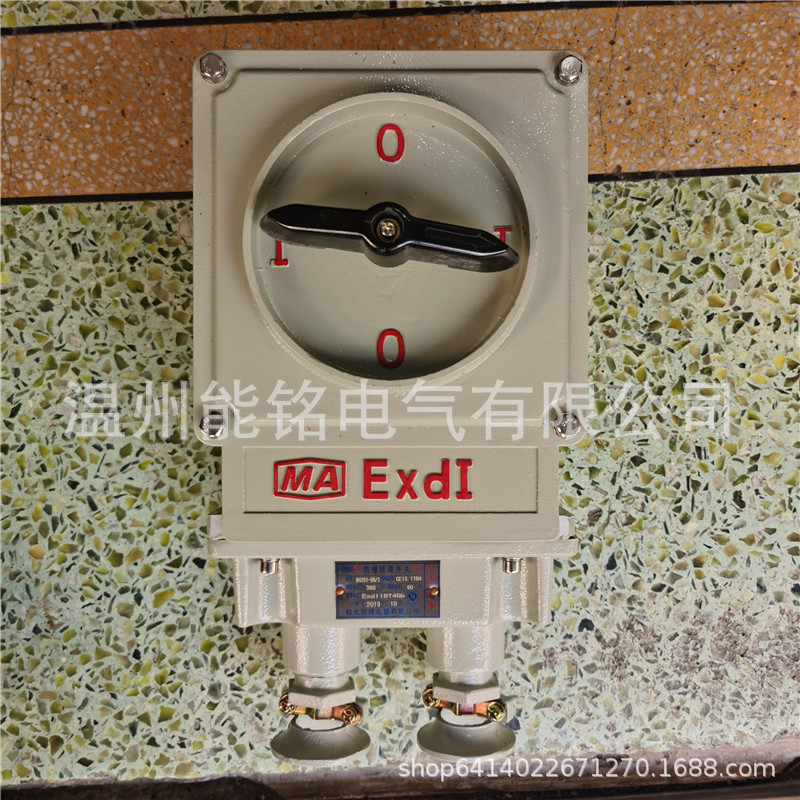 松北防爆转换开关BHZ51三相380V10A25A63A100 BQXN-30A60倒顺开关