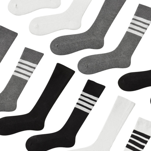 Crew Socks for Women with Compression Leg Socks, Sports Socks, Running Socks, Slimming Leg Socks, Fashion Leg Socks, Striped Winter Socks, Compression Stockings