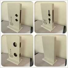 展台展示面板执手锁锁具展示架木板三夹板室内分体锁锁架垒垒德株