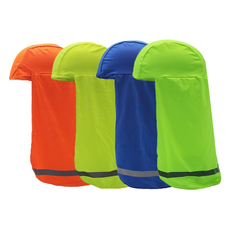 Cross-Border Outdoor Cycling Hat, Summer Sports Headscarf Hat, Quick-Drying Safety Hat, Reflective Sunshade Shawl, Smfk Hat