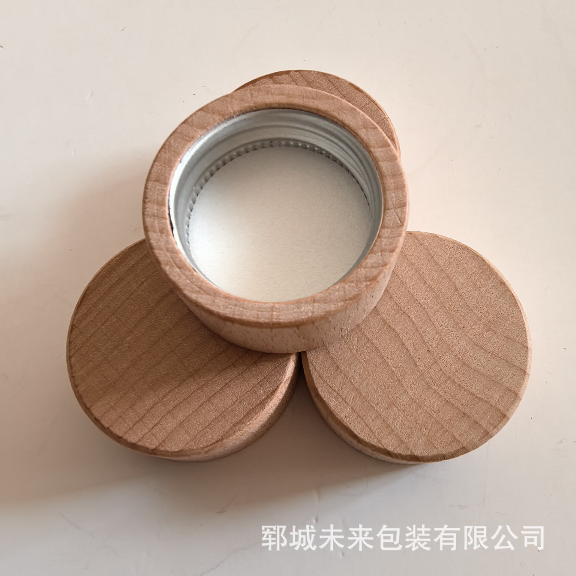 螺旋酒瓶盖酒盖化妆品盖眼霜瓶盖密封盖木盖玻璃瓶手拧盖保健品盖