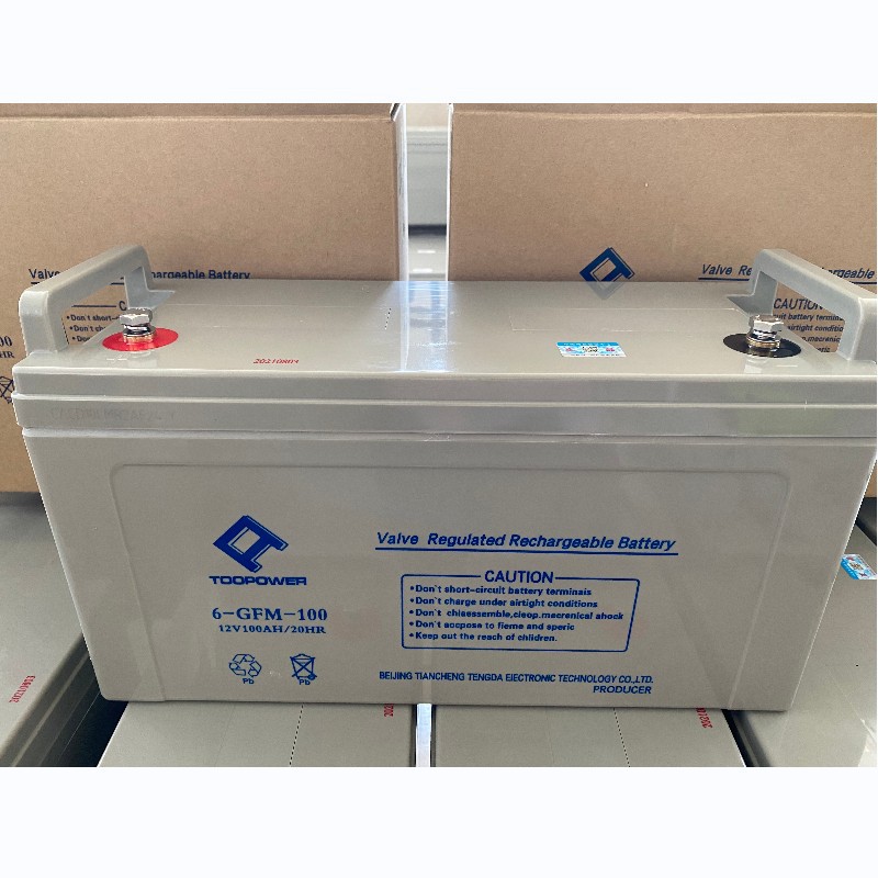 TOOPOWER天力蓄电池6GFM100 12V100AH机房UPS 直流屏 阀控密封式