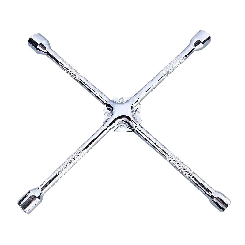 Los fabricantes suministran espejo Luofan cruz de acero de llave de enchufe llave de neumático de coche de ahorro de mano de obra Cruz llave de manga herramienta image 6