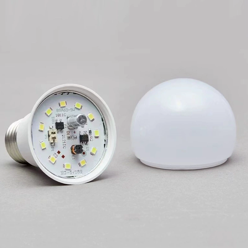 Заводская оптовая продажа пластикового мешка алюминиевая LED-лампа, желтая светодиодная лампа белый свет суперяркий энергосберегающий лампа E27 улиточная голова крепления дом пузырь лампа