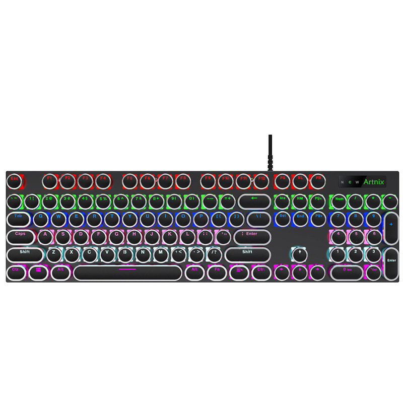 104キー 台湾式表音法 丸型電気メッキメタル パンク風メカニカルキーボードキーキャップ 文字透光キーキャップ 電気メッキ加工|undefined