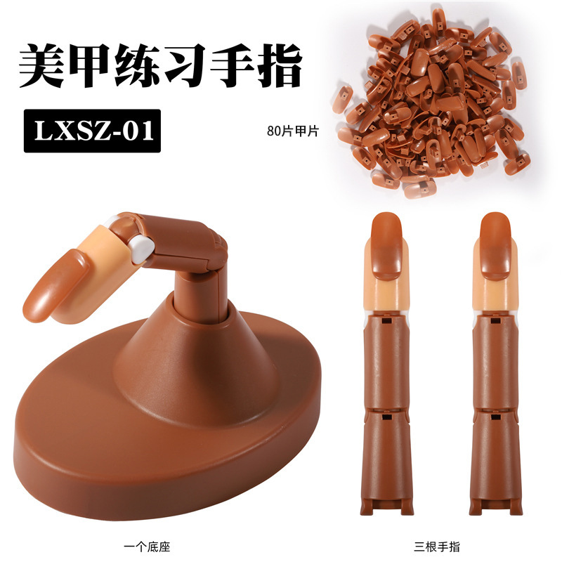 Nuevo estilo transfronterizo de práctica de uñas, dedos doblables y móviles, manos mecánicas articuladas, modelos de uñas, manos artificiales