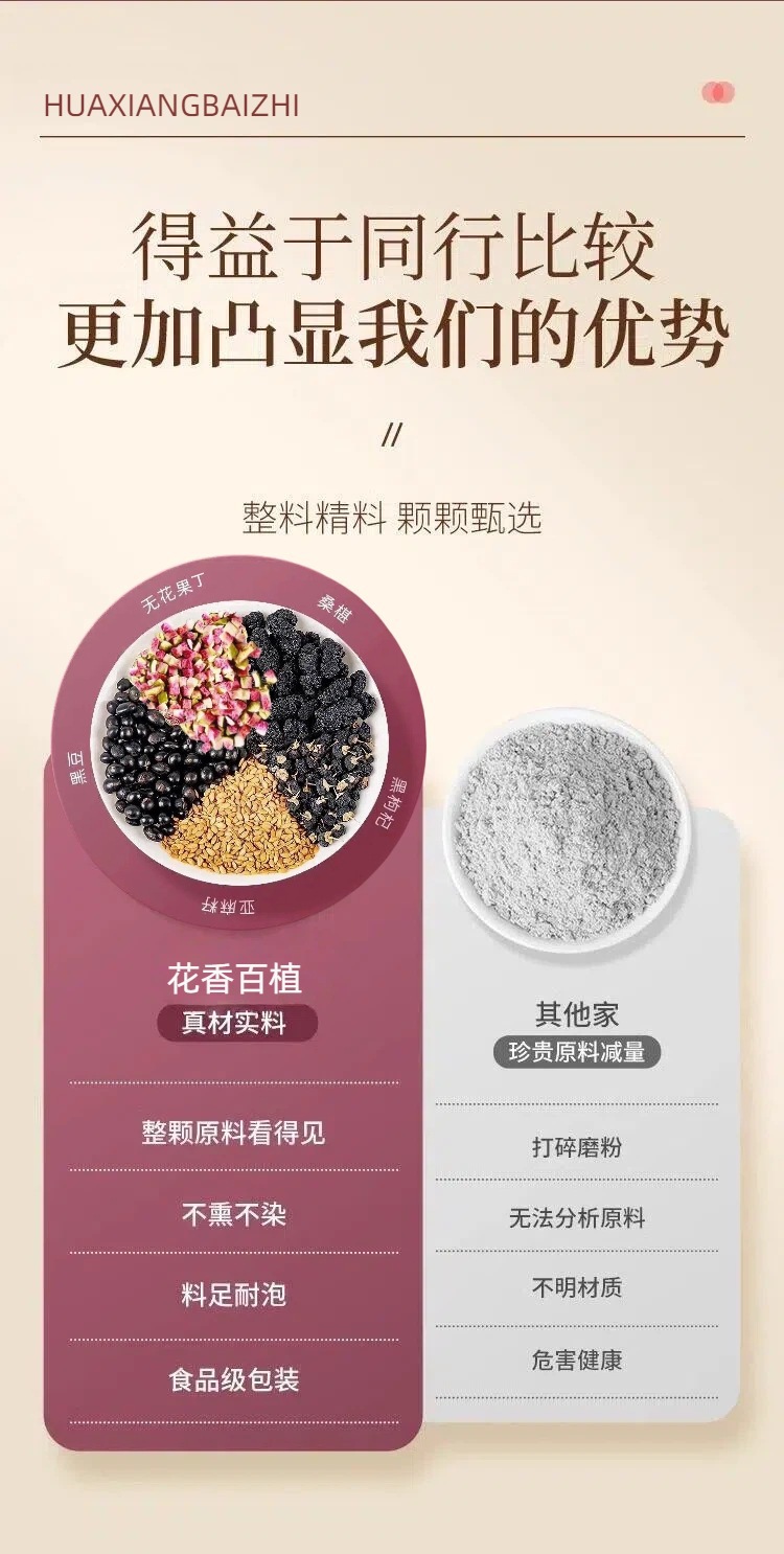 Zi Yang Herbal Tea Blend 105g Cold Brewed Fig Mulberry Black Goji Daily Wellness Tea 7 Sachets specifications