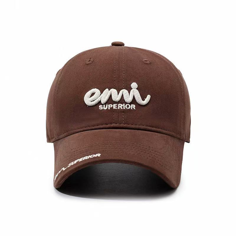 Nowa koreańska wersja Duży obwód głowy Szczotkowana haftowana litera 3D Baseball Miękka Wygodna Wszechstronna_voghion.com