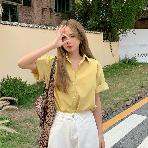 Summer thin design retro shirt