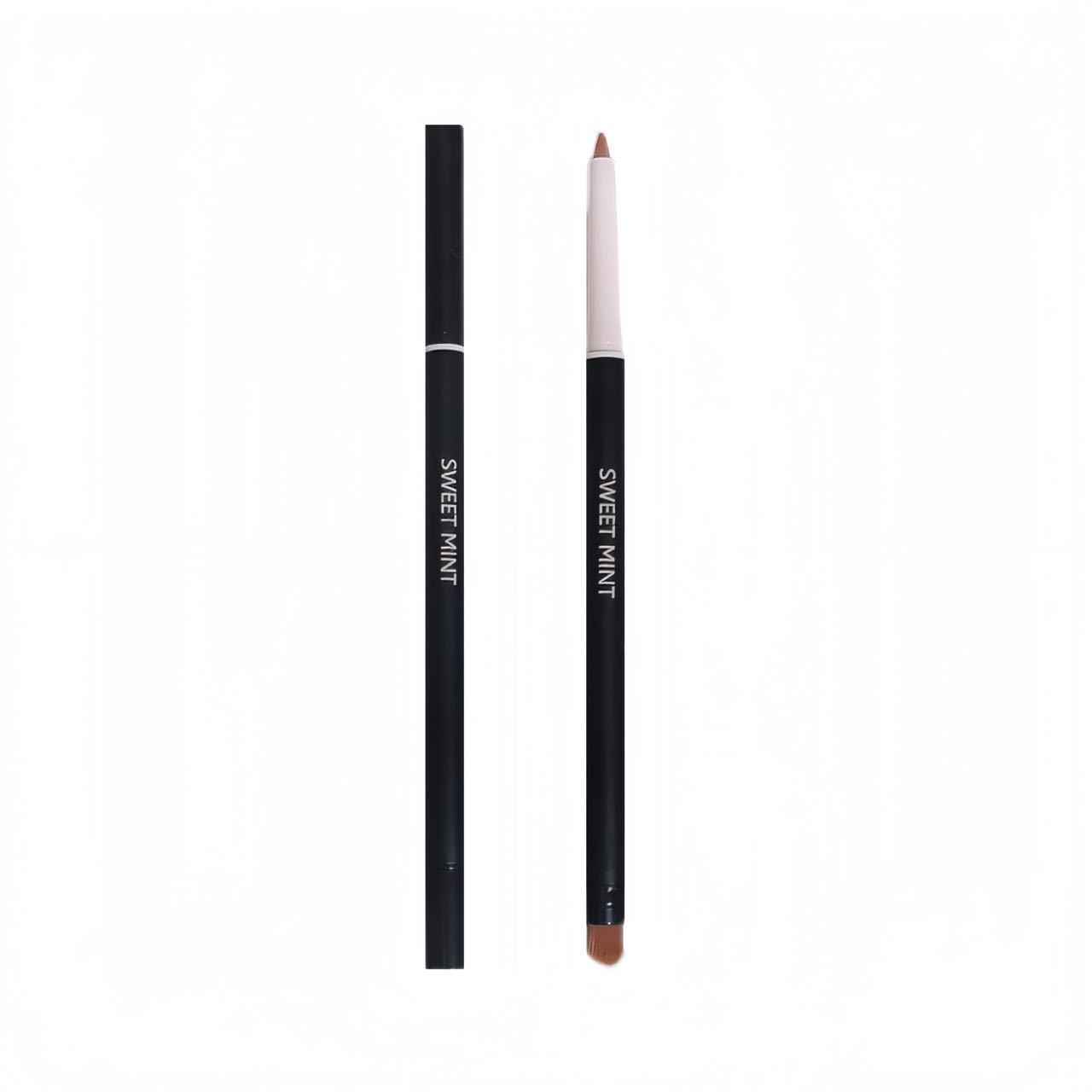 SWEETMINT artista lápiz labial doble cepillo labial lápiz labial en un esbozo tridimensional lleno fabricante de labios