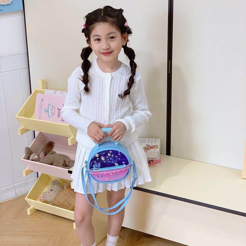 Nuevo niño bolso de hombro de dibujos animados lindas estrellas para niños y niñas bolso de hombro para salir bolso de bebé ligero