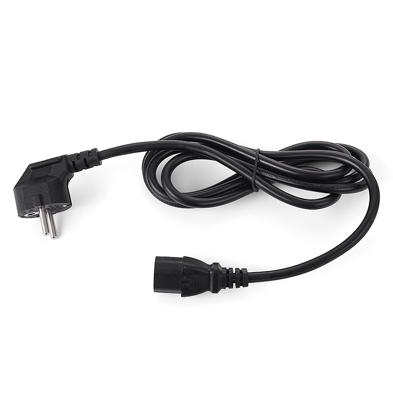 VDE Certified European Standard Triangular Tail Power Cord European Standard Plug Line European Standard Triangular Power Cord 1.5 Meters 