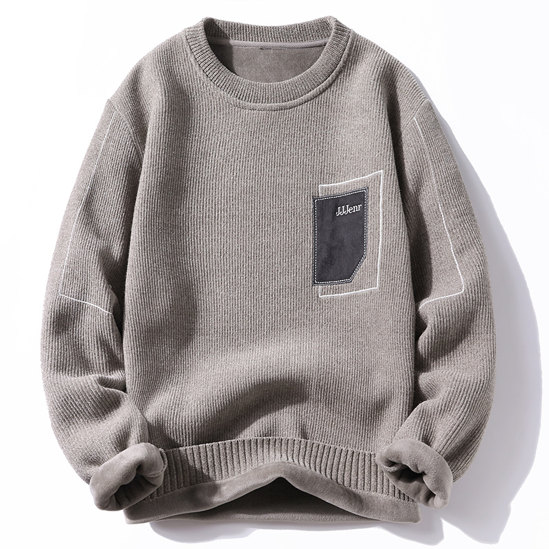 Autumn And Winter New Item: Men's Round Neck Underwear, Base Knit Sweater, Men's Sweater_viptrois.com