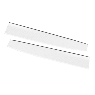 Şüşə kənarı xromları/moldingləri: surrounding trim anti-scratch - model3y-central-control-trim-white