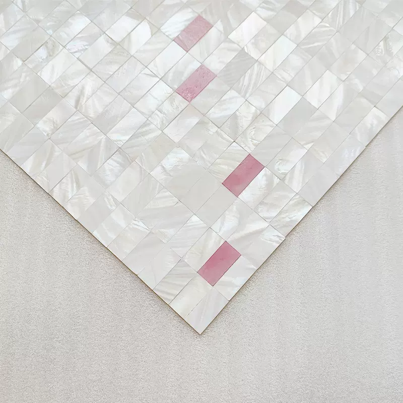 pearl直白云梯长方形贝壳马赛克墙贴玄关卫生间客厅阳台厨房背景