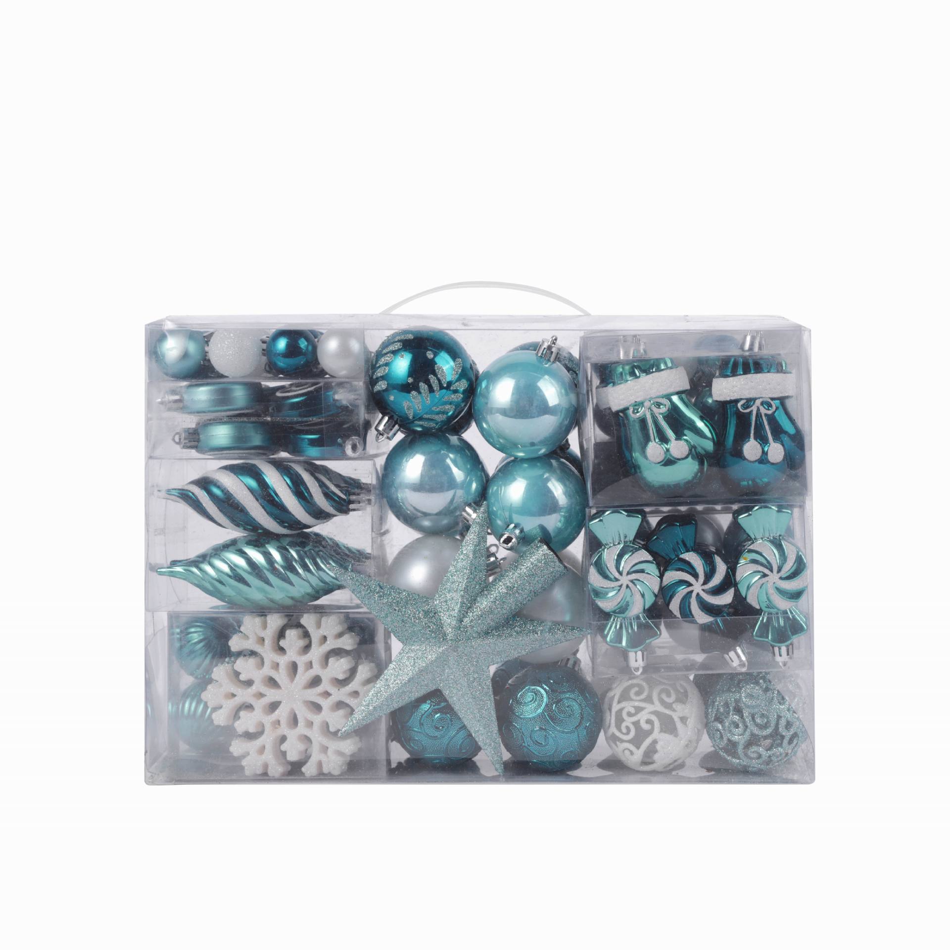 Bola de decoración navideña fiesta ceremonia decoración del árbol de navidad bola de plástico colgante hotel bola de decoración navideña