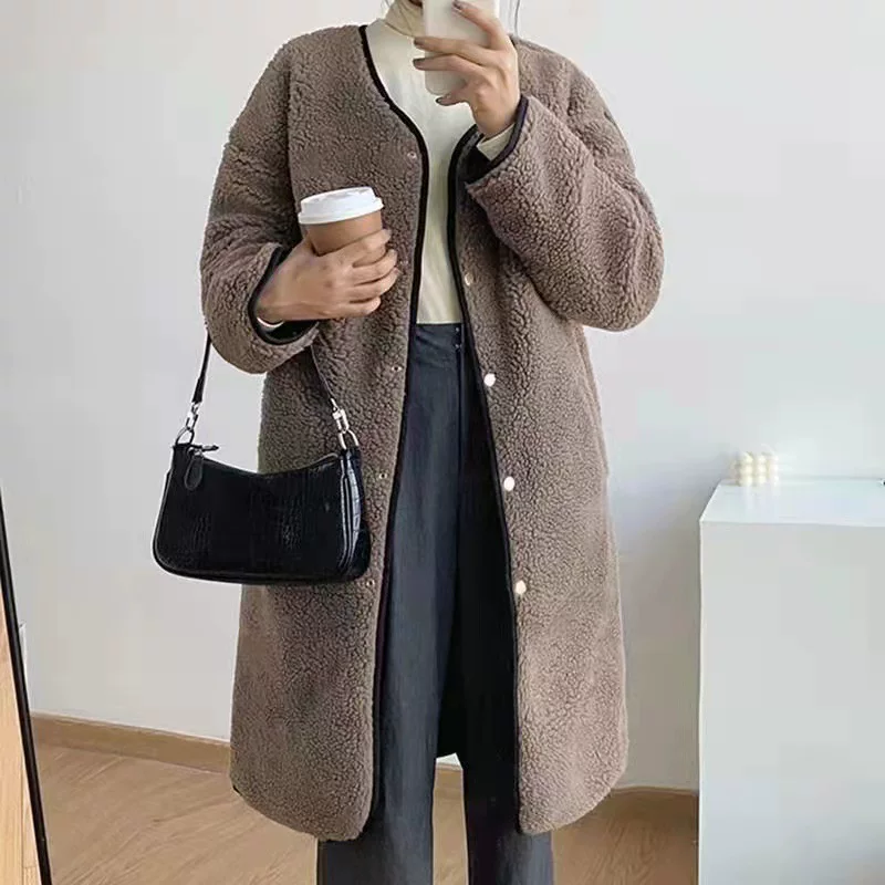 Autumn cardigan, thin brown down jacket, (Physicals), Korean style