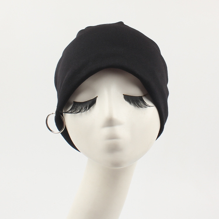 Fashion Black Hoop Caps Wholesale Nihaojewelry display picture 4