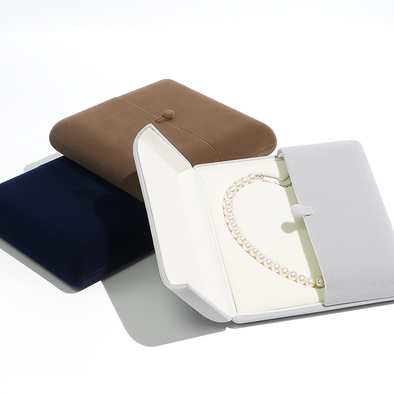 高档珍珠项链珠宝首饰盒送礼物妈妈母亲套装挂件吊坠饰品包装盒
