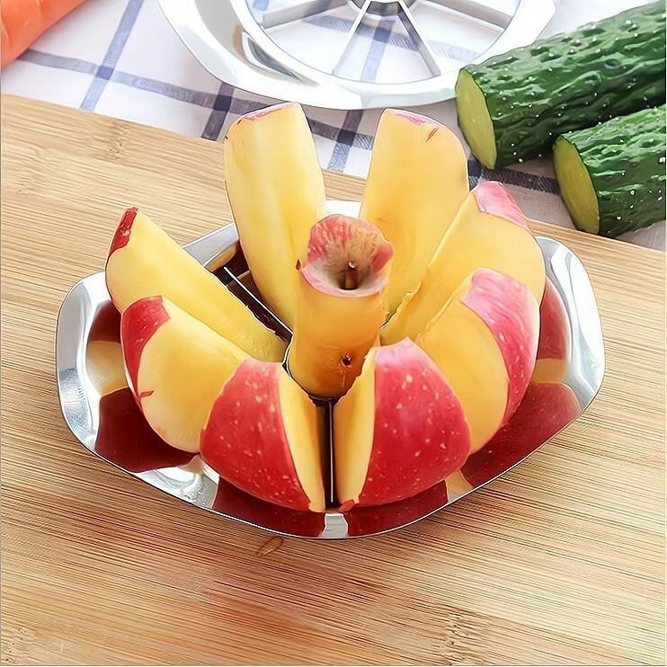Cutter de manzana de acero inoxidable Fruit Cutter desnuclear Fruit Cutter Gadget de cocina doméstica