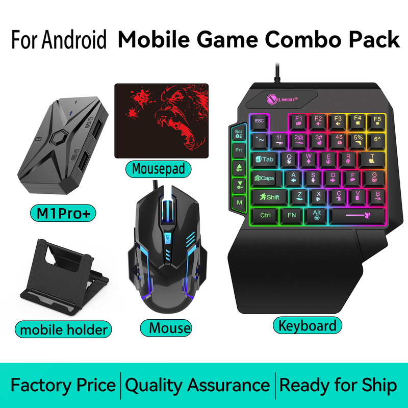 Jiaying M1Pro+ Android Mobile Gaming Controller Peripheral Pubg Magic Throne Keyboard and Mouse Converter Set Assistant Jiaying M1Pro+ Android Mobile Gaming Controller Peripheral Pubg Magic Throne Keyboard and Mouse Converter Set Assistant