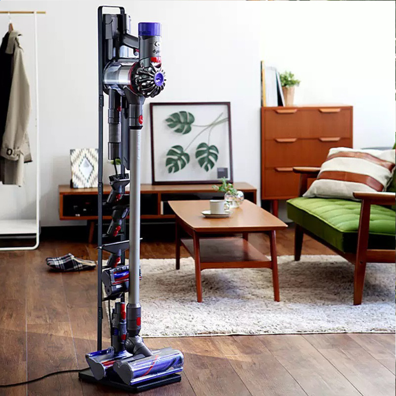ダイソン掃除機収納ラック家庭用ポータブル収納ラック多目的大容量モバイルフロア収納ラック