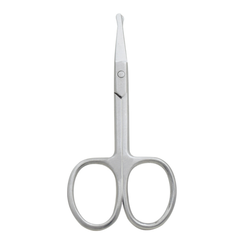 3.0 긴 원형 코털 가위 - 거울 광택 + 샌딩