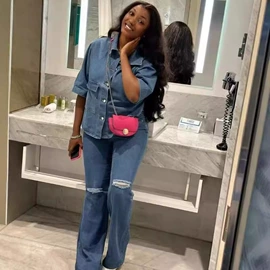 连衣裙;时尚休闲套装;女士连体裤