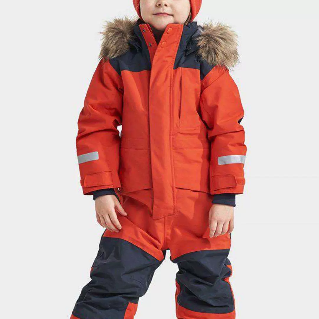现货热卖防风防水加厚夜光儿童连体滑雪服男女孩棉服滑雪服