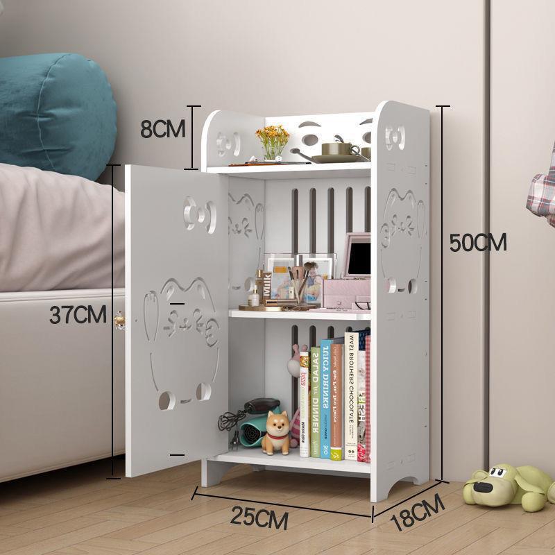 Moderno y simple mesa de cabecera nórdica, armario de dormitorio, pequeño armario junto a la cama, simple sala de estar, mesa cuadrada creativa