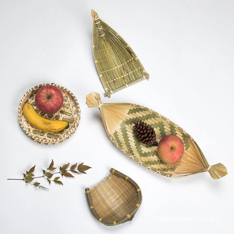handmade bamboo basket, bamboo sieve...