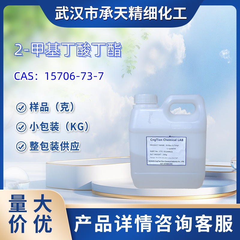 丁酸2-甲基丁酯   15706-73-7   2-甲基丁酸丁酯    样品 1kg