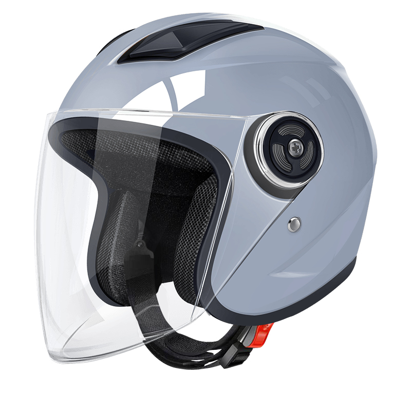 Universal Electric Motorcycle Helmet for Men and Women, Universal Safety Helmet (Auto Parts and Accessories) - one-size-class-a-3c-new-national-standard-starry-gray-hd-long-lens