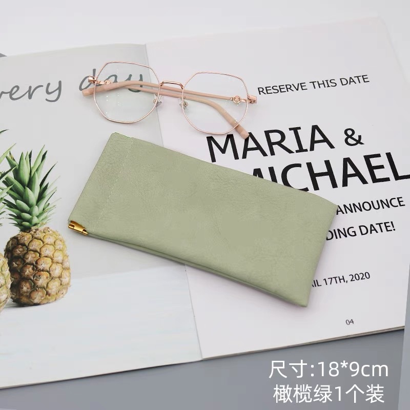 Bolsa de almacenamiento de gafas, gafas de sol portátiles resistentes a la compresión, caja de almacenamiento de escamas de cierre automático, bolsa de maquillaje para ojos